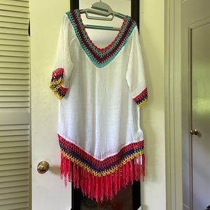 Cupshe Boho Fringe cover up